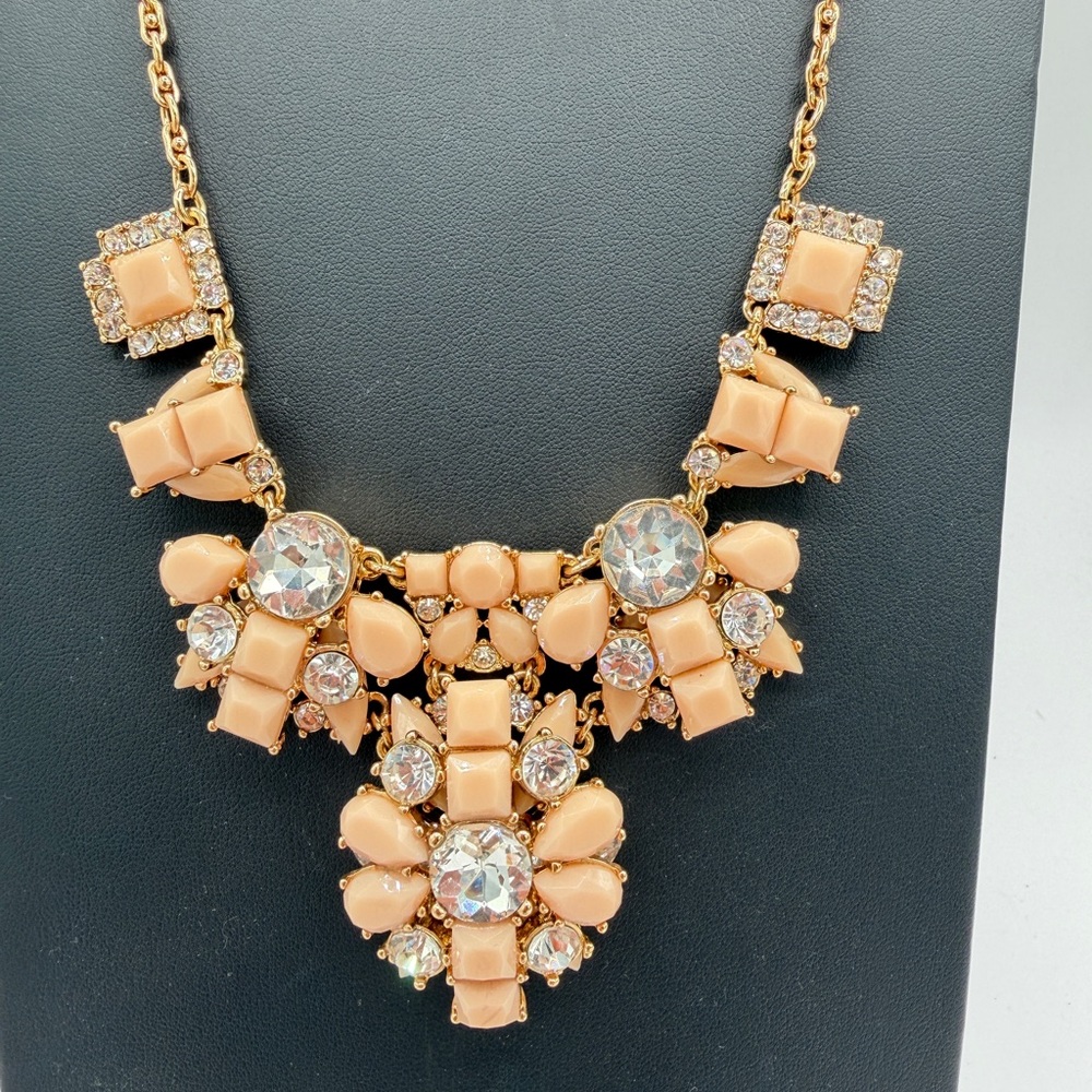 KATE SPADE Gold, Crystal and Light Pink Necklace - Picture 3 of 8